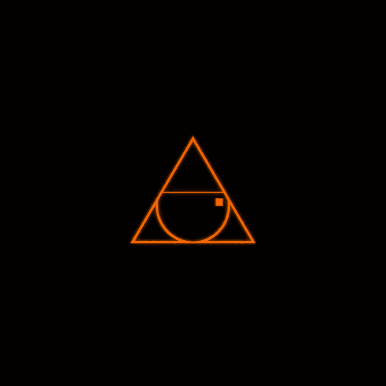 Abstract violet identity mark